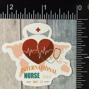 🌀10/$10🌀 Healthcare Nurse Doctor Reusable Waterproof Vinyl Sticker Decal